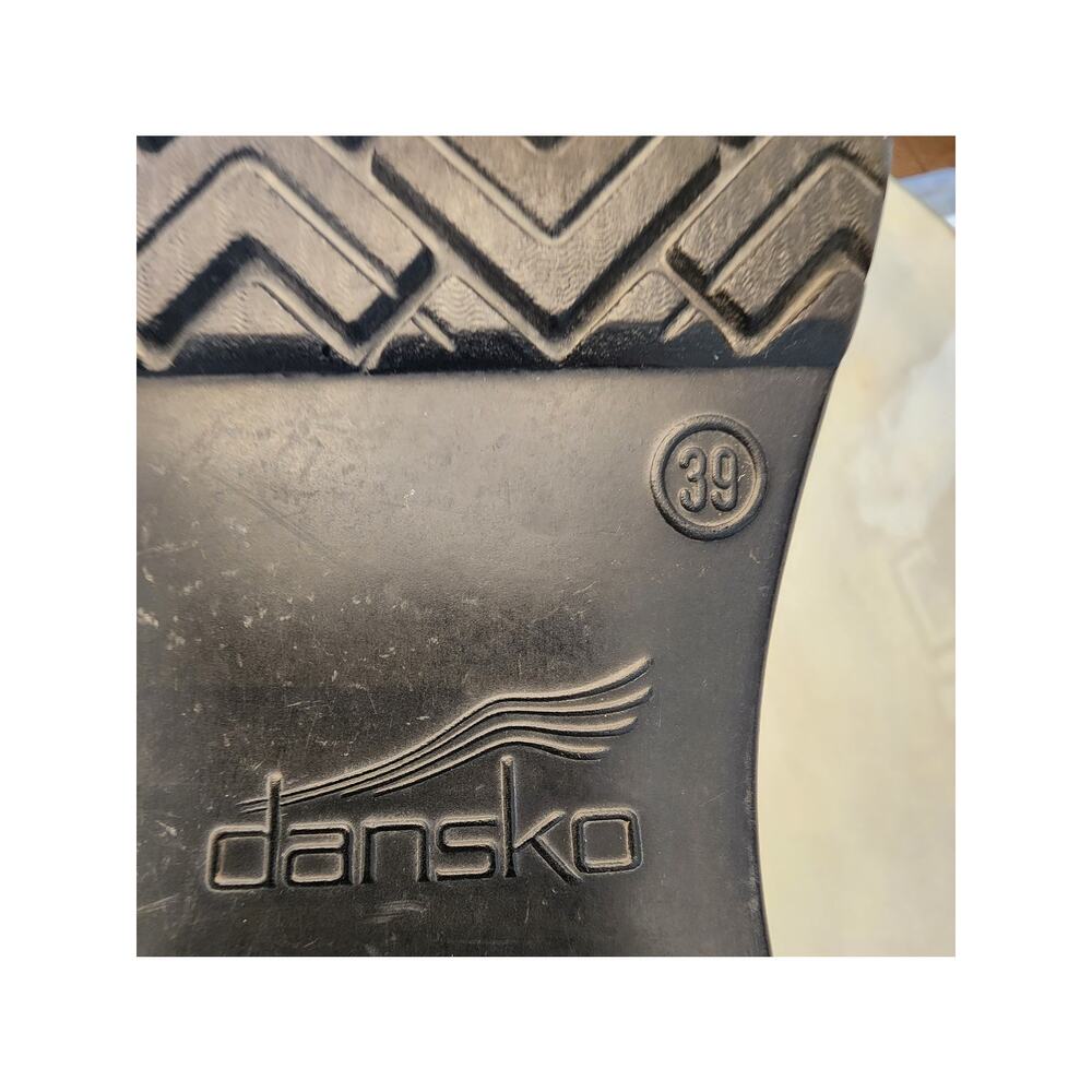 Dansko Women's Clogs Size 39 Textured Leather in Gray - Picture 8 of 8